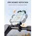 iBytoc Motorcycle Phone Mount, Upgrade [Full Protection] [Security Lock] Bike Phone Mount 360° Rotatable, Phone Holder for Bicycle, Scooter, Handlebar, Widely Compatible with Cellphones (4.7-6.8”)